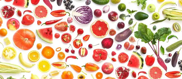 verdura e frutta per uno sano stile di vita