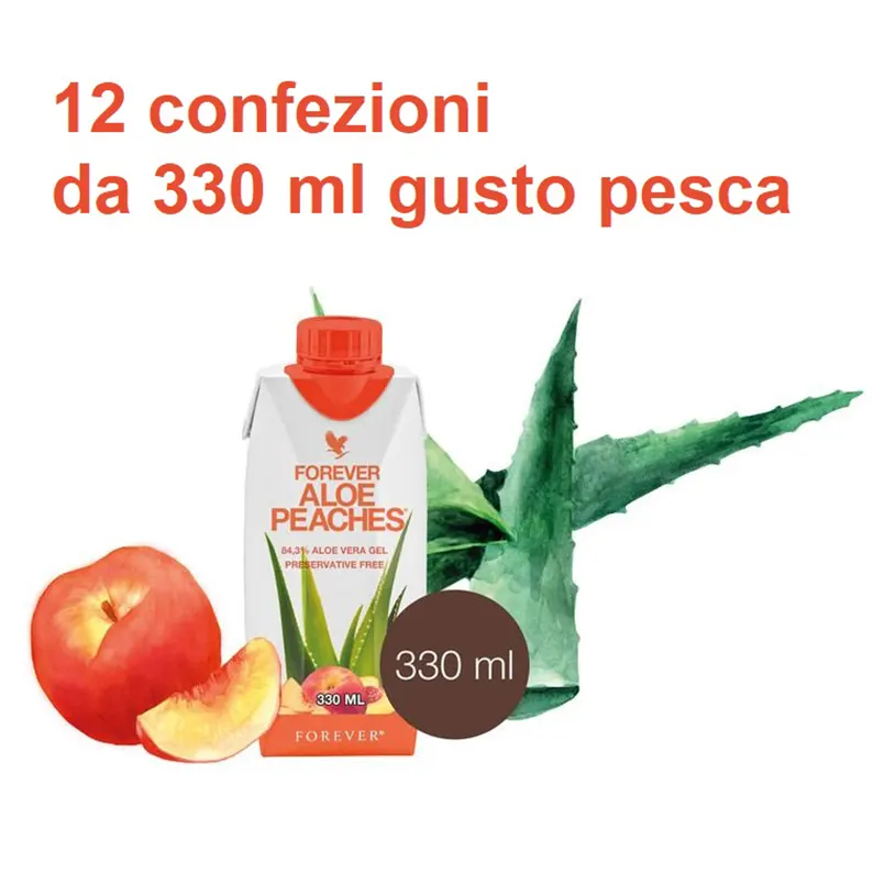 12 Mini Aloe Peaches Forever Living Italia